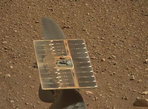 Mars Helicopter's Solar Array as Seen by Perseverance's Mastcam-Z – NASA Mars Exploration