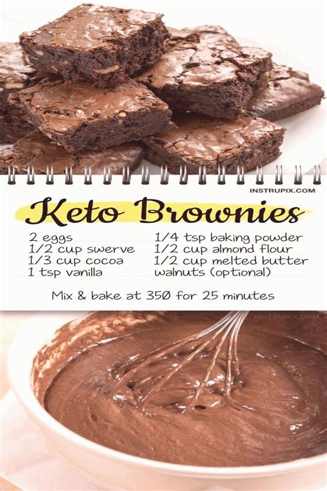 Looking for quick and easy keto chocolate dessert recipes These homemade keto brownies are ...