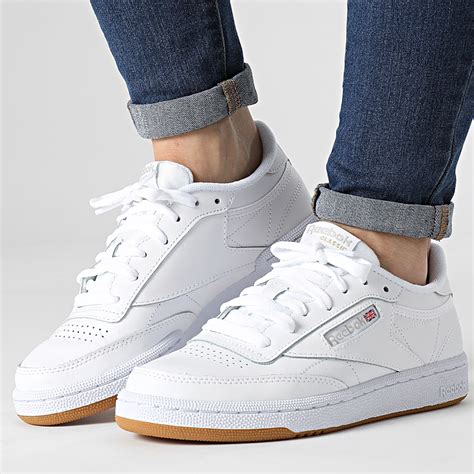 Reebok - Baskets Femme Club C 85 BS7686 White Light Grey Gum - LaBoutiqueOfficielle.com