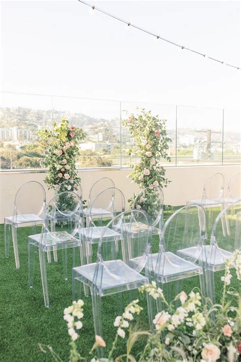 Artsy Rooftop Garden Wedding at the La Peer Hotel - Inspired By This