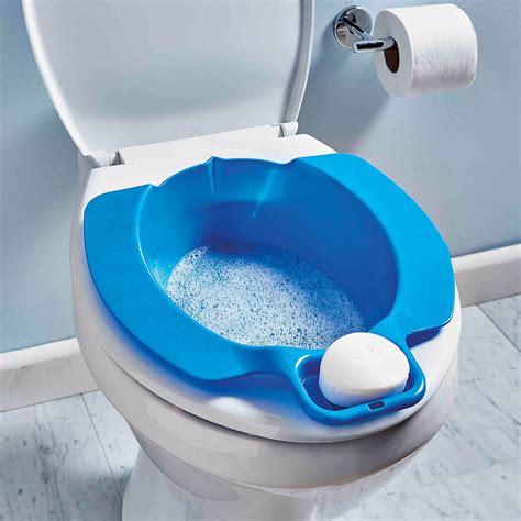 Portable Bidet Bowl. Instantly convert toilet into bidet.