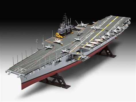 Revell 1/542 USS Forrestal Aircraft Carrier 05156