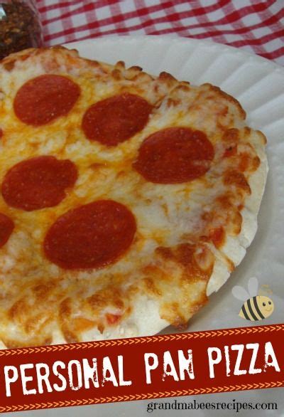 Personal Pan Pizza Recipe! Pizza Recipes Dough, Snack Recipes, Cooking ...