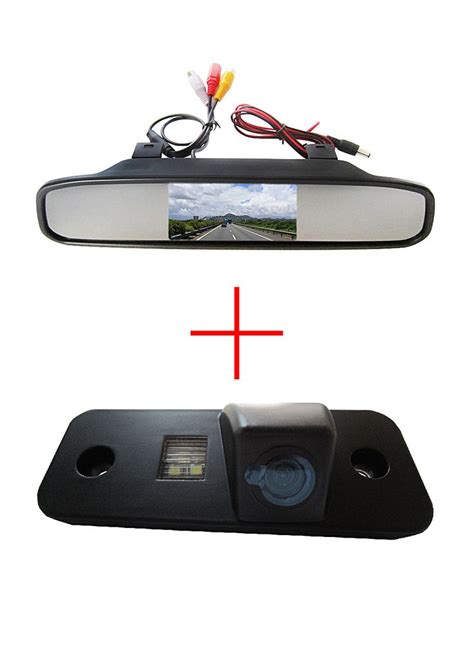 Color CCD Car Rear View Camera for Hyundai Santa Fe santafe | Azera,with 4.3 Inch Rear view ...