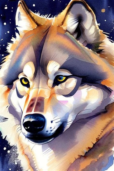 Watercolor Wolf 1 by dragon192739 on DeviantArt