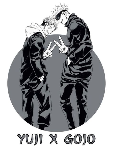 Gojo x itadori jujutsu kaisen manga by batif | Jujutsu, T shirt, Shirts