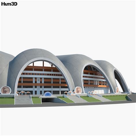 Rungrado 1st of May Stadium 3D model - Architecture on Hum3D