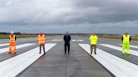 RAF Lossiemouth runway busy since early completion of resurfacing work