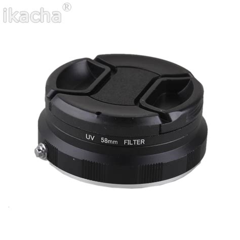 3In1 Camera Macro Lens Reverse Adapter Protection 18 55mm Lens cap+58mm ...