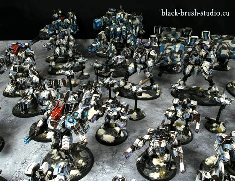 Tau Empire: Army in Winter Camo Scheme