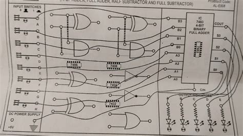 #4bit_binary_adder_(Design, implement and verify the truth table using IC 7483) - YouTube