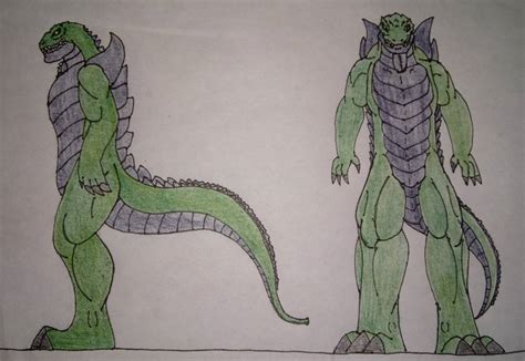 Godzilla 1998 redesign by Seiryu2028 on DeviantArt