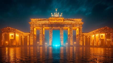 Premium AI Image | historic and iconic Brandenburg Gate in Berlin at ...