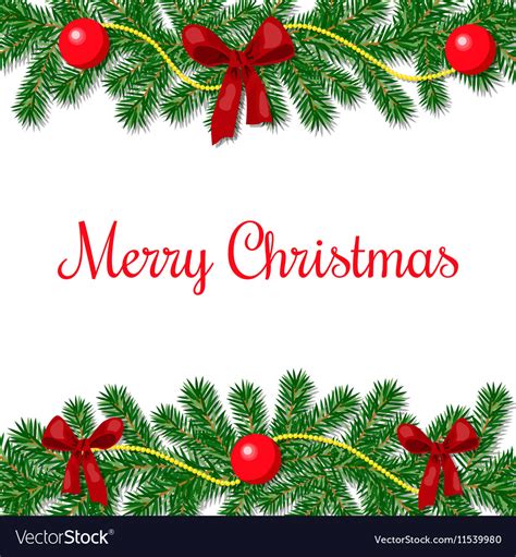 Merry christmas postcard Royalty Free Vector Image