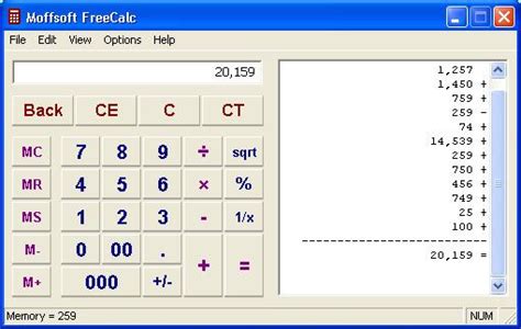 Free Calculator Software