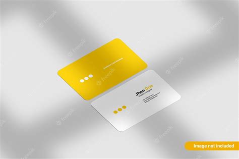 Premium PSD | Minimalist rounded business card mockup
