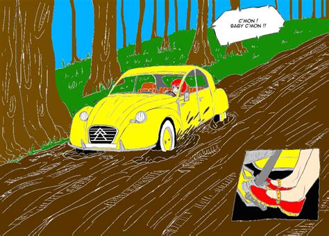 Citroen 2cv Stuck In The Mud by MEGAREYES on DeviantArt