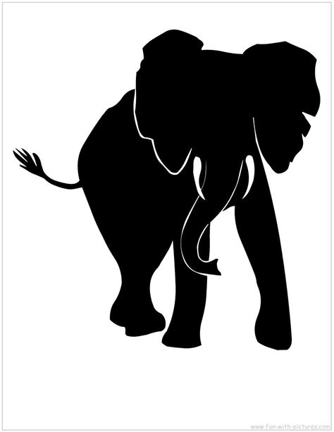 African Elephant Silhouette | Elephant silhouette, Animal silhouette ...