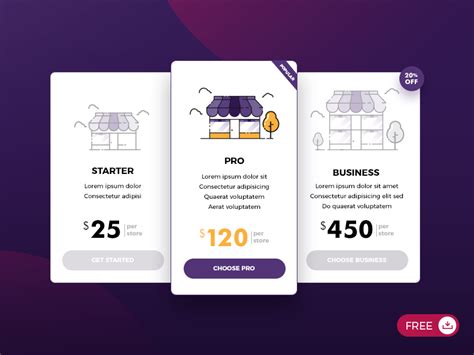 20+ Latest Free HTML & PSD Pricing Table Templates (Updated For 2018) - 365 Web Resources