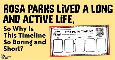 A Rosa Parks Timeline