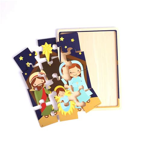 Wood Puzzle Jigsaw Nativity | SWANSON CHRISTIAN PRODUCTS