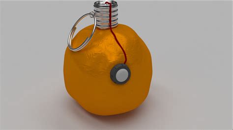 free sticky semtex grenade 3d model