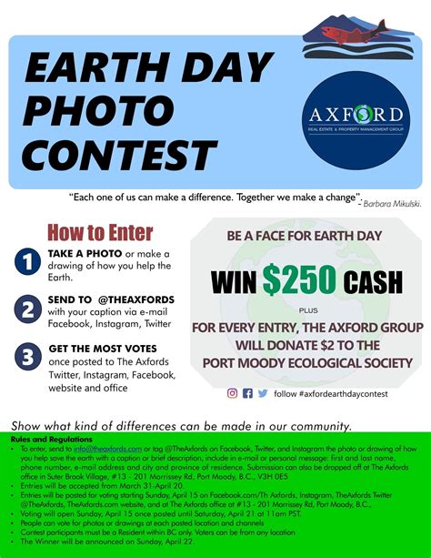 Earth Day Photo Contest 2018