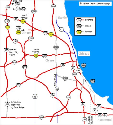 Kurumi: Chicago Area Interstates