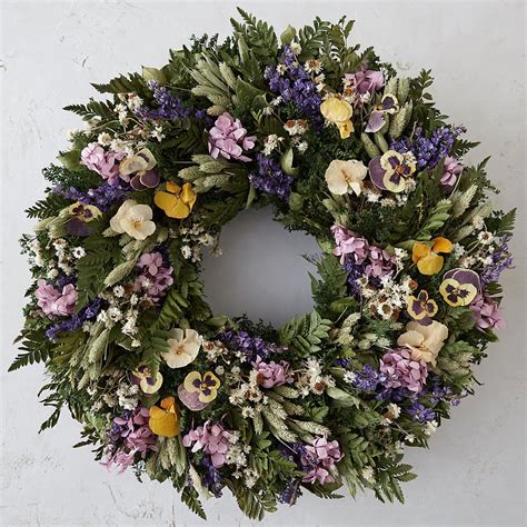 Spring Pansies Wreath $128 | Pansy wreath, Wreaths, Pansies