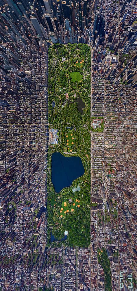 Amazing Aerial View of NYC Central Park