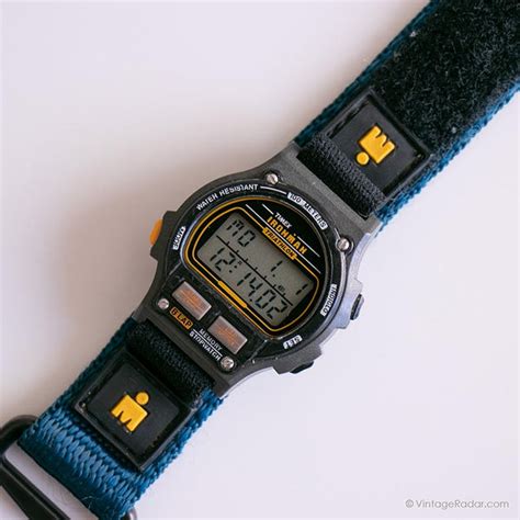 Vintage Timex Ironman Triathlon Watch | Gray Digital Chronograph Watch ...