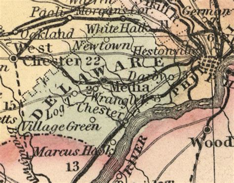 Delaware County, Pennsylvania, 1857 | House Divided