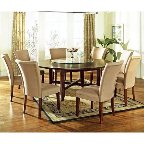 Avenue Round Dining Room Set W/ 72 Inch Table Steve Silver Furniture ...