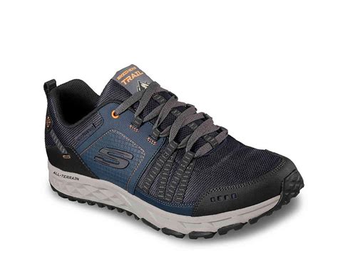 Skechers Escape Plan Trail Running Shoe in Blue for Men - Lyst