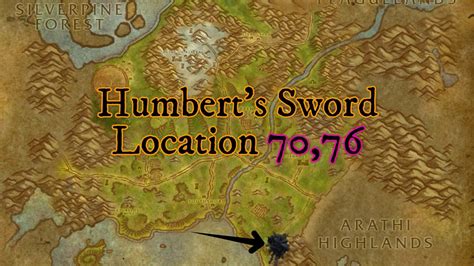 Humbert's Sword Location In Hillsbrad Foothills - YouTube