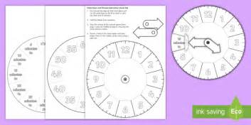 Interactive Clock Face - Teaching How to Tell the Time