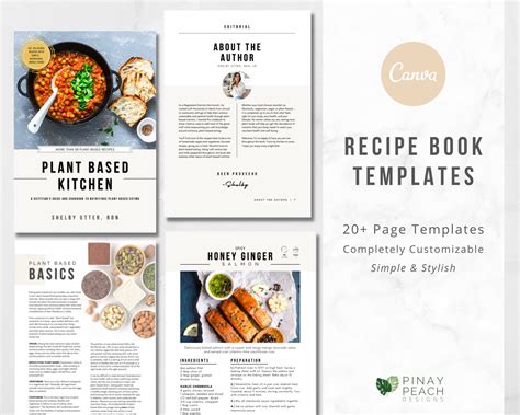 COOKBOOK Template Family Cookbook Recipe Book Template Recipe Ebook Template Design Your Own ...