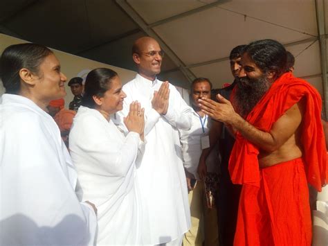 Ahmedabad, Navrangpura – Meeting Baba Ramdev ji on International Yoga Day