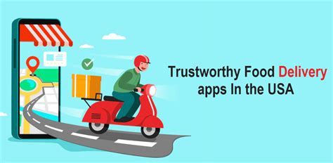 Top 10 most trusted & reliable Food Delivery Apps in the USA