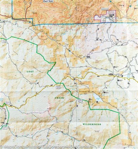 Trails Map of Tarryall Mountains / Kenosha Pass (Colorado), # 105 | Na ...