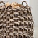 Tapered Rattan Basket By Idyll Home | notonthehighstreet.com
