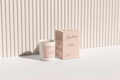 Candle Mockup Set Download, Candle Packaging on Behance