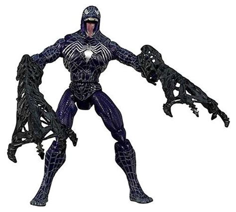 Spider-Man 3 Spider-Man 3 Venom Action Figure Spinning Symbiote Attack Hasbro Toys - ToyWiz