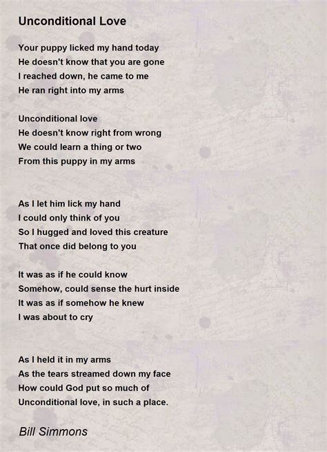 Unconditional Love Poems For Him