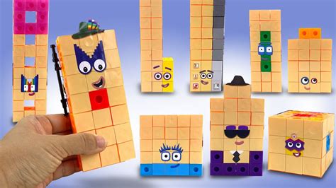 DIY Numberblocks 20's Snap Cubes Custom Set || Keiths Toy Box - YouTube