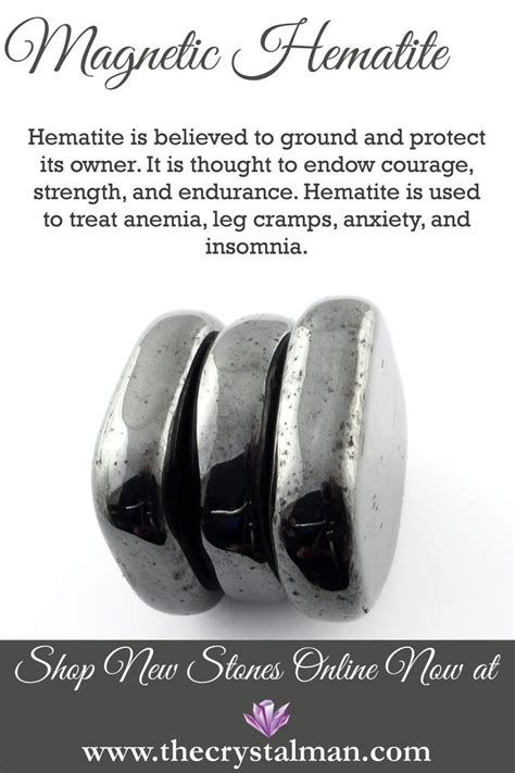 Magnetic Hematite | Crystals, Crystal healing stones, Minerals and gemstones