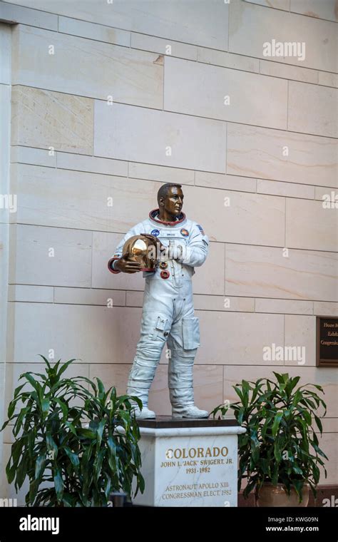 Statue of US House Representative John Leonard "Jack" Swigert Jr. from ...