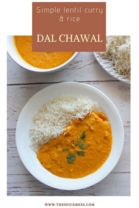 Dal Chawal: Simple Lentil Curry & Basmati Rice | Recipe | Full meal recipes, Vegetarian rice ...