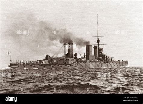 WWI: H.M.S. QUEEN MARY. /nThe H.M.S. Queen Mary, a battlecruiser of the ...