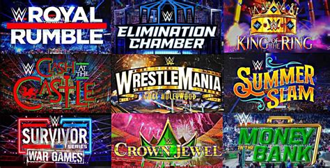 WWE PPV Schedule 2023 Fights List Pay-Per-View Live Events